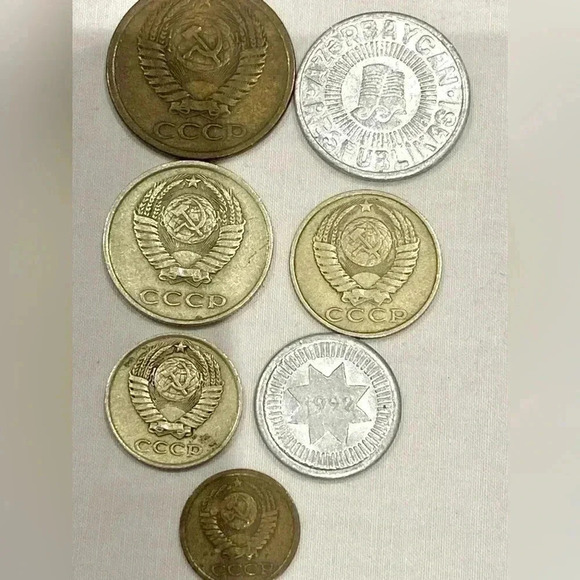 🏵️  Vintage Coins 🪙 collection 🏵️ USSR and Azerbaijan USSR timing 🏵️ - Picture 2 of 4